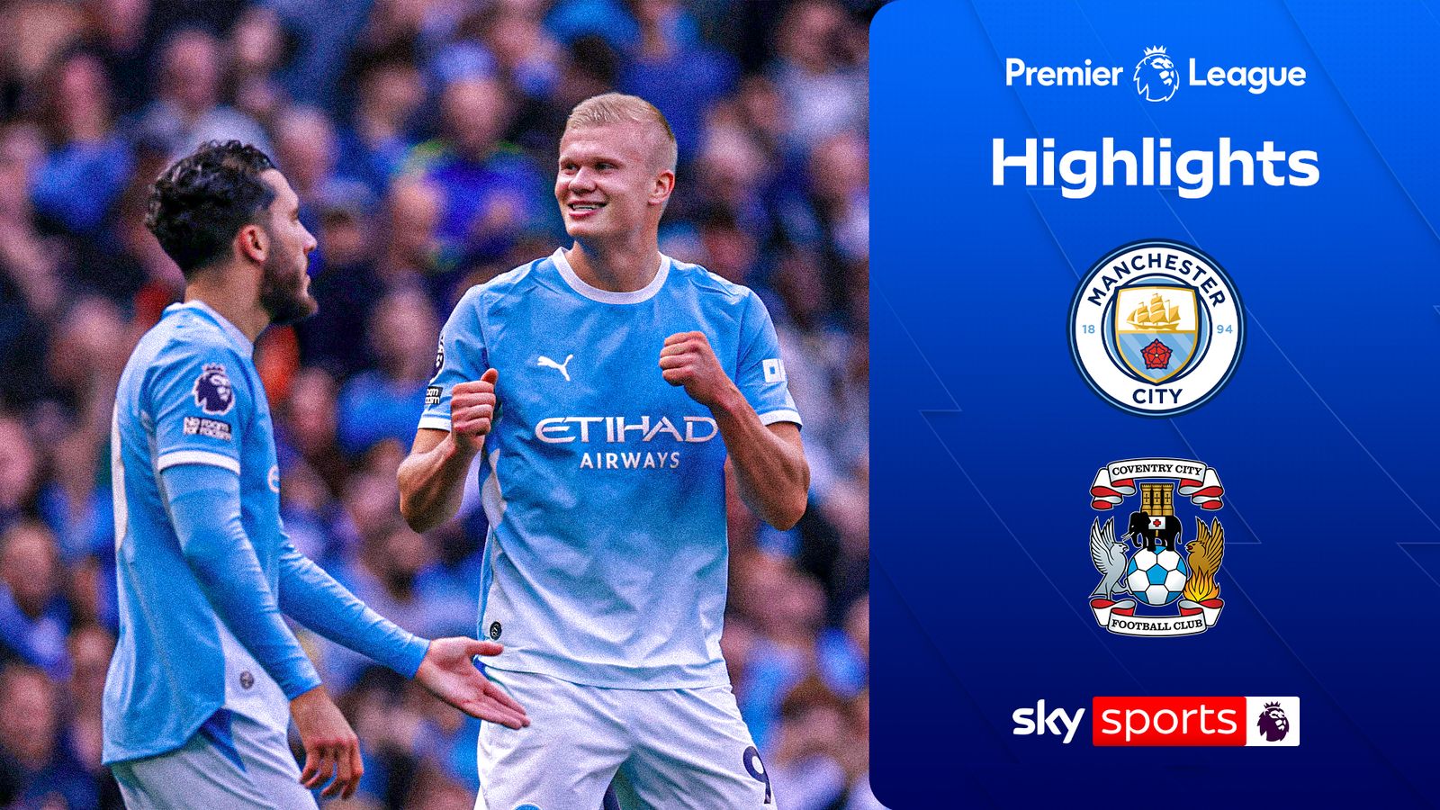 曼城1-0击败考文垂 | 英超精彩瞬间